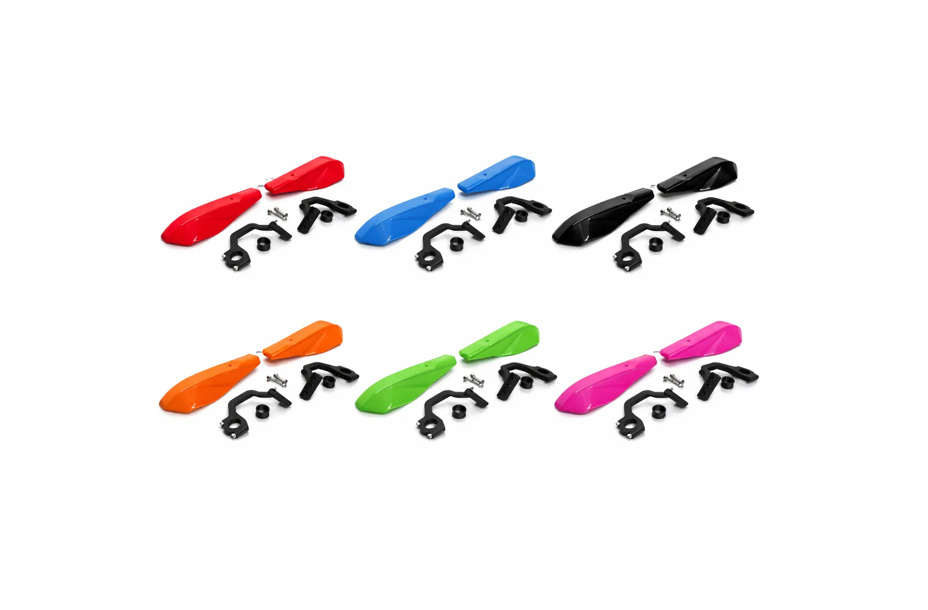 All six Revvi hand guard colours